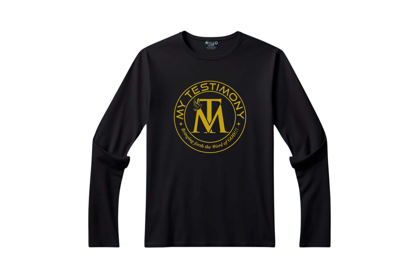 My Testimony Logo -- Long Sleeve T-Shirt -- Black