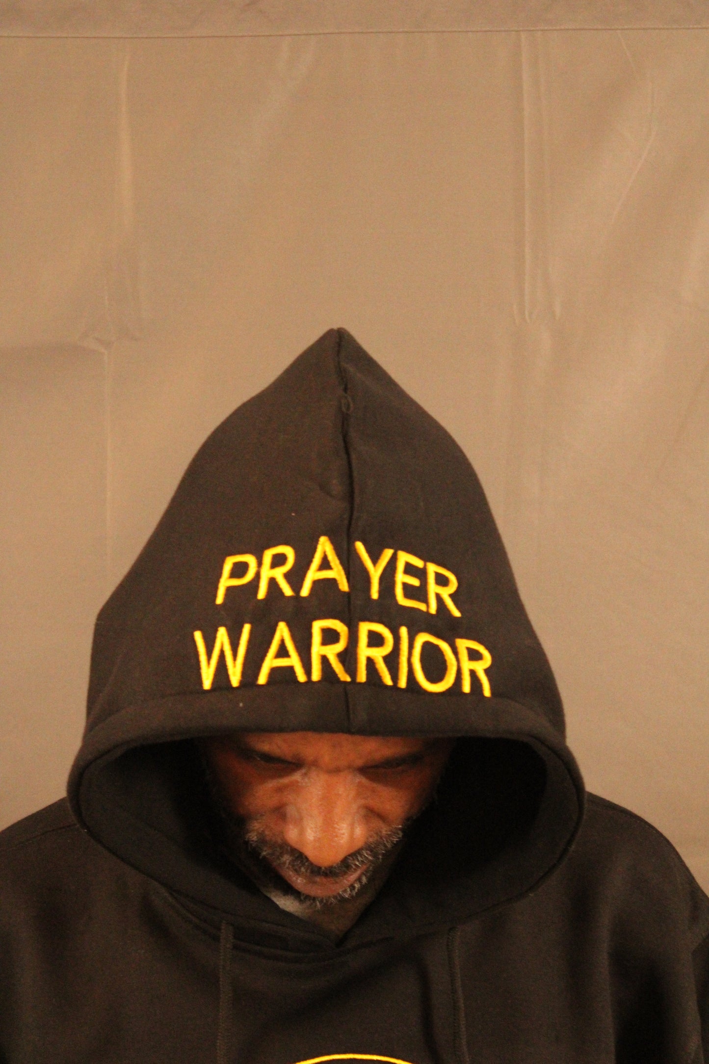 My Testimony Hoodie -- Black/Gold