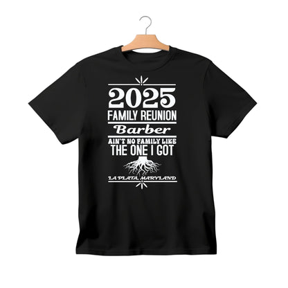 2025 Barber Family Reunion T-shirts