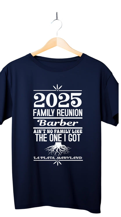 2025 Barber Family Reunion T-shirts