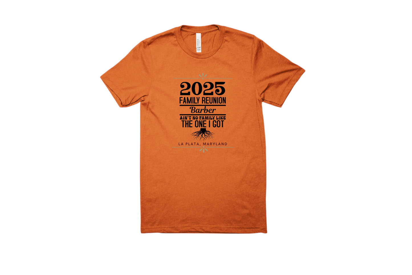 2025 Barber Family Reunion T-shirts