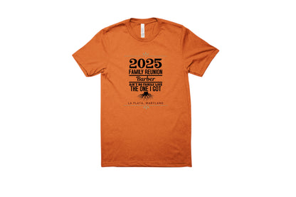 2025 Barber Family Reunion T-shirts