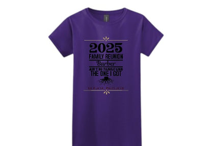 2025 Barber Family Reunion T-shirts