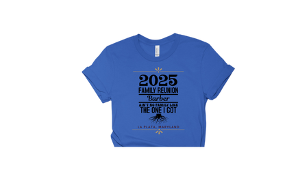 2025 Barber Family Reunion T-shirts