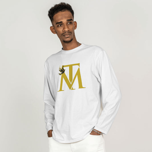 MT Logo -- Long Sleeve T-Shirt -- White