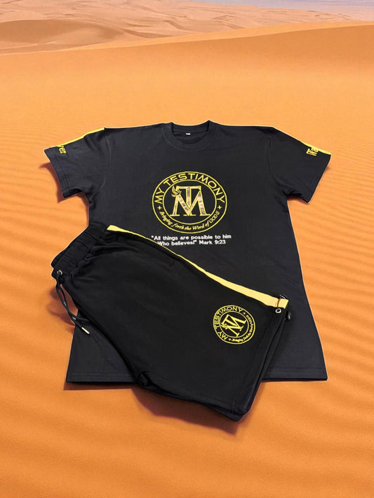 Black Short Set